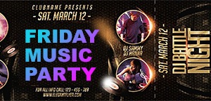 Ticket: Friday Music Party December 6, 2025 - December 6, 2025